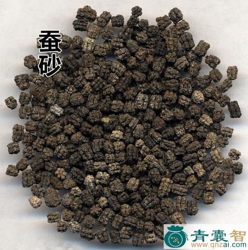 中药材原蚕砂图片