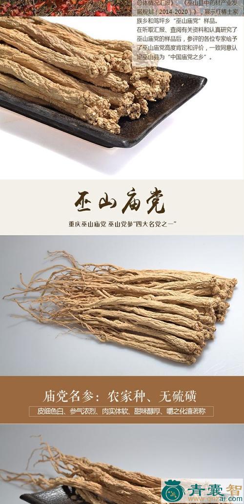 中药材巫山党参图片