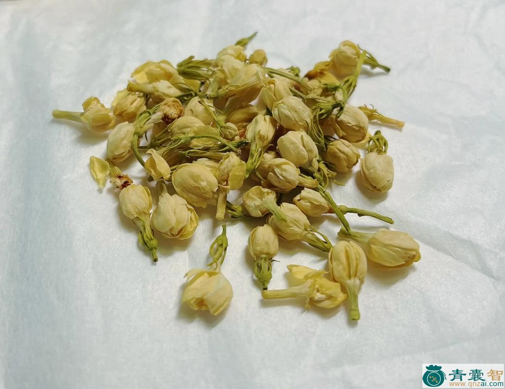 中药材末利花叶图片