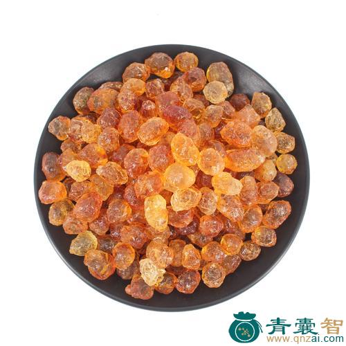 中药材桃树胶图片