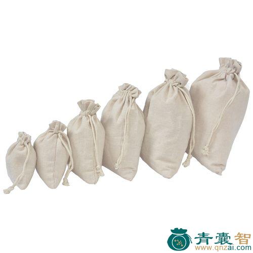 中药材麻布口袋图片